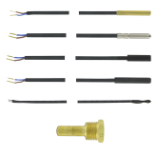 Dwyer PTC sensor, SS sheath, PVC cable,5 ft (1.5 m) length