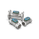 Flomec G2 Series, Turbine Flow Meter, 1-1/2" #150 ANSI Flange, Battery Powered Display, Stainless Steel Body for Petro Chem, Fuel, Water, and Solvents