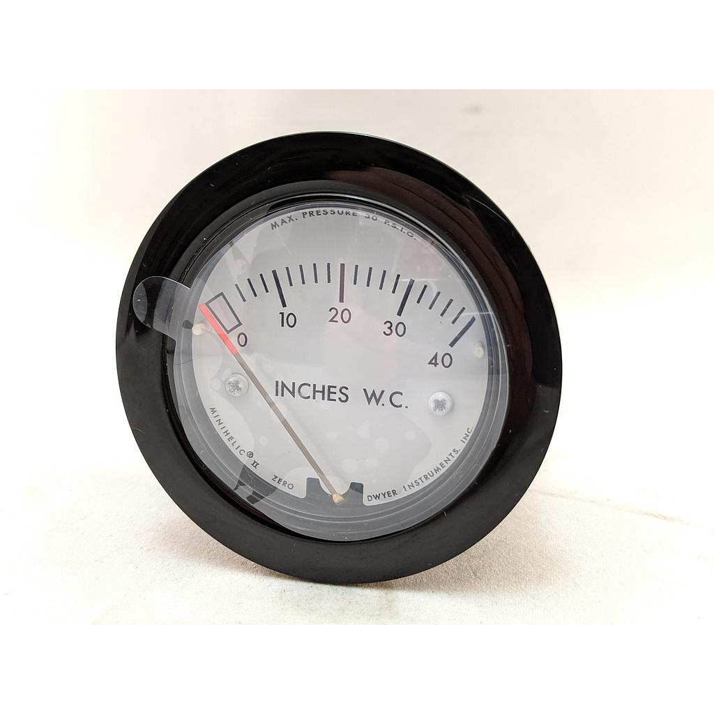 MINIHELIC 0-40"W.C. 1/8"MNPT Fitting