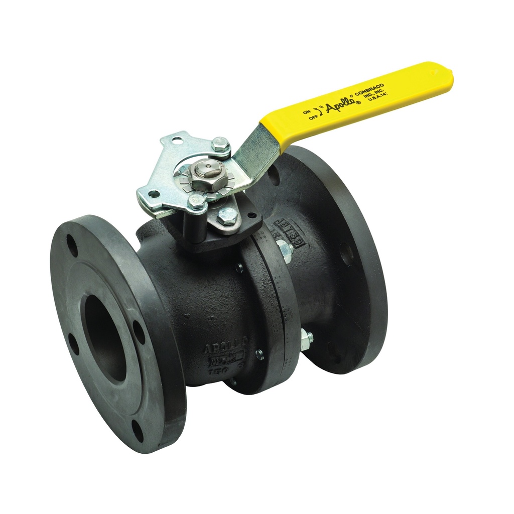 Conbraco 3" 150# Flanges, Carbon Steel Ball Valve, RPTFE