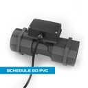 Flomec TM Series Turbine Flow Meter, Schedule 80 PVC for Water