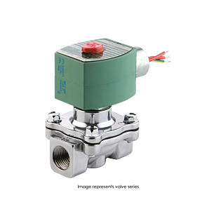 Asco Series 8215 2-Way Solenoid Valve, 1/2" Aluminum Body, 238,500 BtuH Max