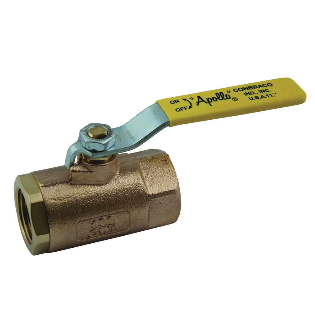 Apollo 70-100 2-Piece Ball Valve, 2-1/2 in Nominal, FNPT End Style, Bronze Body, Standard Port