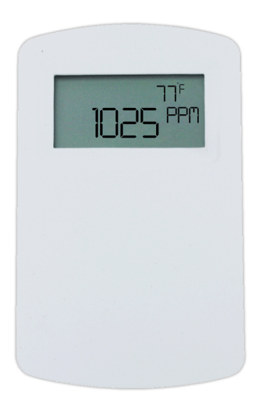 Carbon Dioxide, Wall Mount, universal current/voltage output, North American Housing.