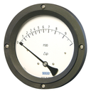 Wika 70x.04 Series 2.5" or 4" Thermoplastic Differential Pressure Gauge w/Magnetic Piston Sensing Element, Dry/Fillable, SS or Aluminum Wetted Parts