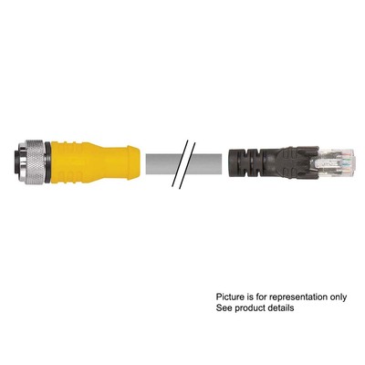Turck RSSX RJ45S 860-10M Cat.6a double-ended Gigabit Ethernet (GbE/GigE) cable / cordset