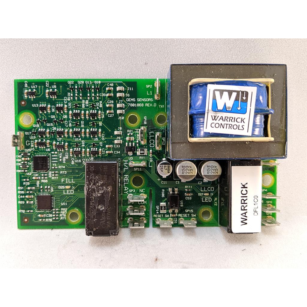 DUAL FUNCTION LEVEL CONTROL 10K 120AC VOLT 1/8" PANEL POWER OUTAGE FEATURE, 3 SECOND DELAY