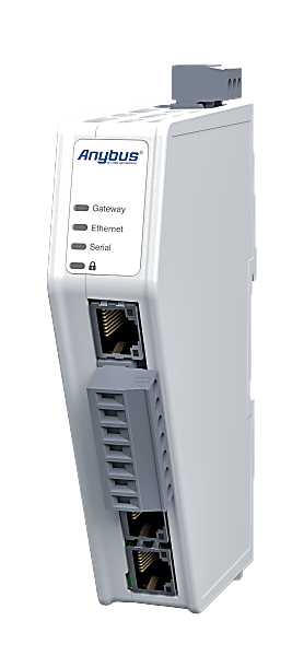 Anybus Communicator Serial, Common Ethernet (EtherNet/IP, PROFINET, Modbus TCP) to Modbus RTU (Serial Master)