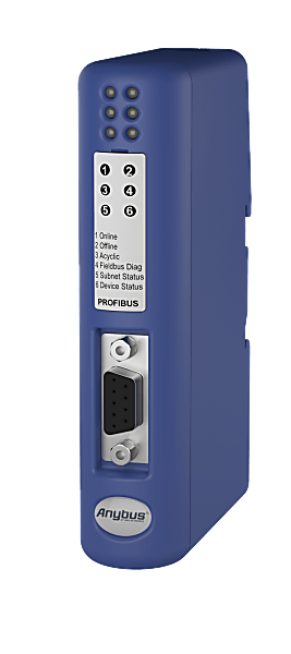 Anybus Communicator CAN Classic, PROFIBUS DPV1 (Slave) to CAN 1.0/2.0A/2.0B