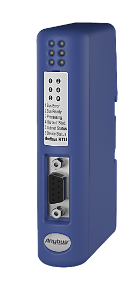 Anybus Communicator CAN Classic, Modbus RTU (Slave) to CAN 1.0/2.0A/2.0B