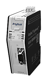 Anybus X-gateway, Modbus TCP (Client/Master) to CANopen (Slave)
