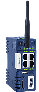 Ewon Cosy+ WiFi WAN, with 4-ports RJ45 10/100Mb LAN (1 WAN configurable)
