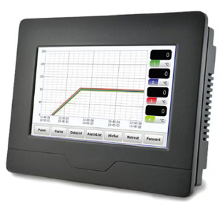 Omega 7 Inch TFT Display, 4 TC Inputs Paperlass Recorder