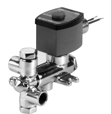 ASCO 3/8" 3 way Brass NC Hazardous Location Solenoid Valve 120/60