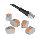 Cordset A-Code M12 Single Ended (MQDMC-501)