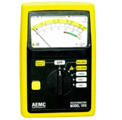 AEMC Megohmmeter Model 1015 (Analog, 500V, 1000V, Resistance, Continuity)