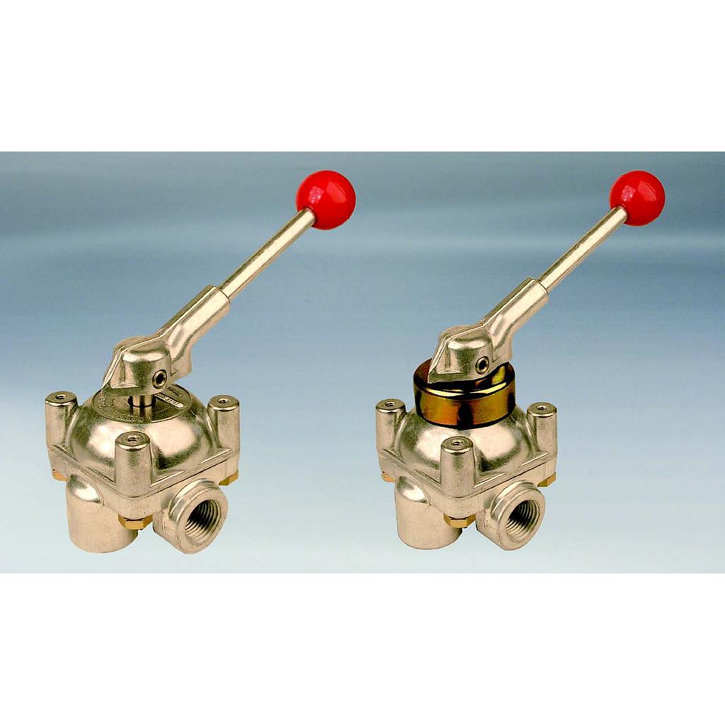 Shear-Seal Directional Control Valve, Interflow, 1/4"NPT