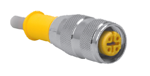 Turck Actuator and Sensor Cordset, Connection Cordset (RKV 8T-4) 