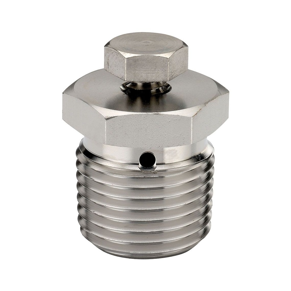 1/4" NPT Bleed Plug, SS