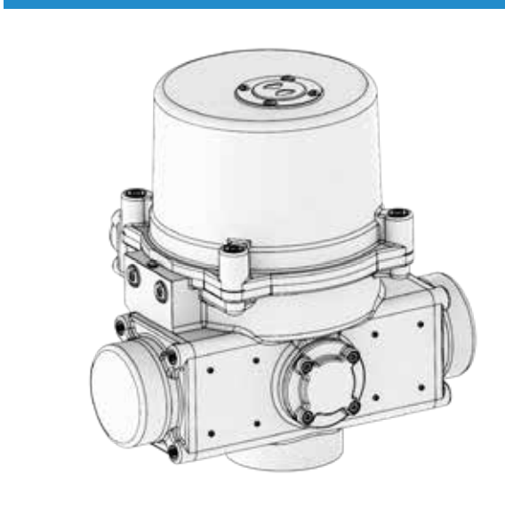 Max Electric  Quarter Turn Electric Actuator MAX-AIR MODEL: SXTA004-120A-HCW08 