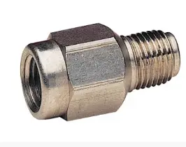 Omega Poros Metal Disk Snubber, 1/4" NPT, 10,000 psi Max. Pressure, for Air, Steam and Gases, 316SS