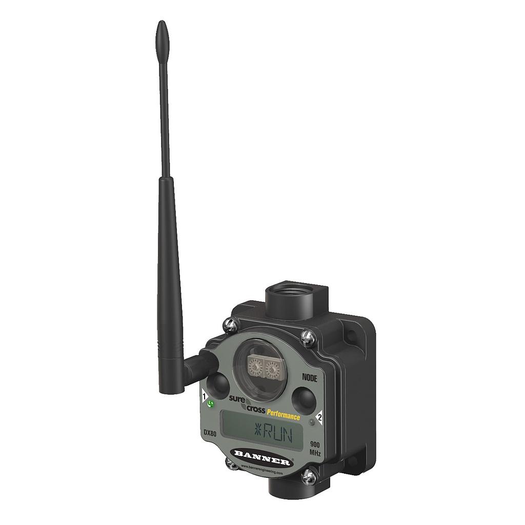 DX80N9X6S-PM2 900MHz PM Series Node, 10-30vdc, External Antenna