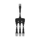 M12 Quick Disconnect Splitter Cable (CSF3A-M12F81M12M41)