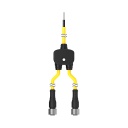 M12 Quick Disconnect Splitter Cable (CSB-UNT525M1251)