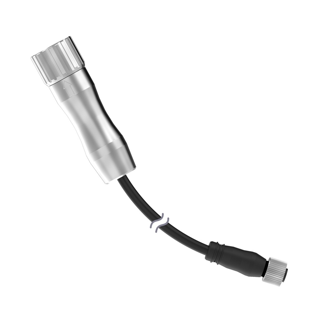Cordset M23 to A-Code M12 Double Ended (MQDEC-865-12M23)