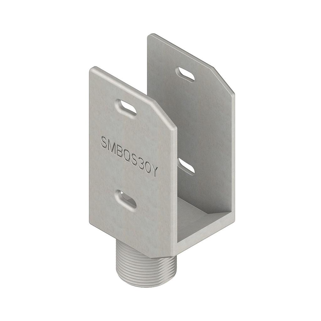 Bracket: Heavy-duty die-cast bracket M18 vertical mount option (SMBQS30Y)