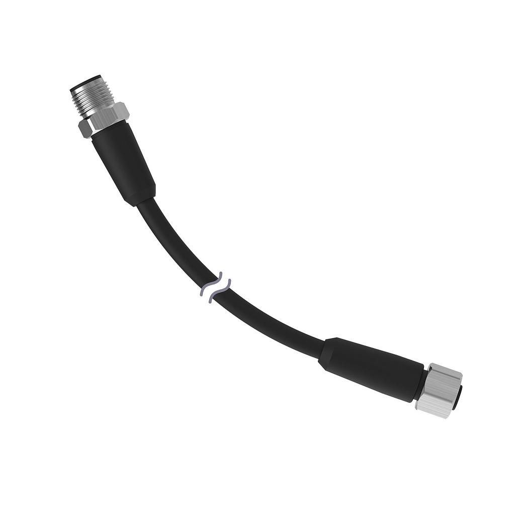 Cordset A-Code M12 to A-Code M12 Double Ended (MQDEC-WDSS-4005SS)