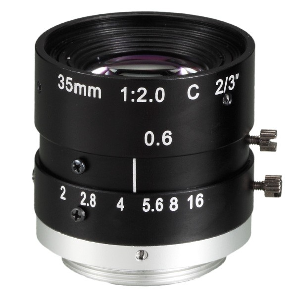 Megapixel C-Mount 35 mm Lens (LCF35LEVMP)