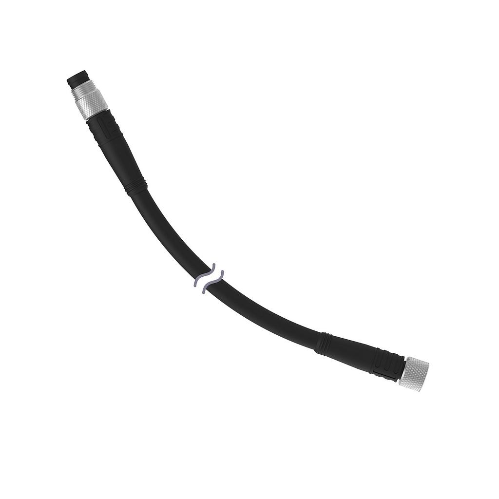 Cordset M8 Threaded to M8 Threaded Double Ended (PKG3M-.35-PSG3M)