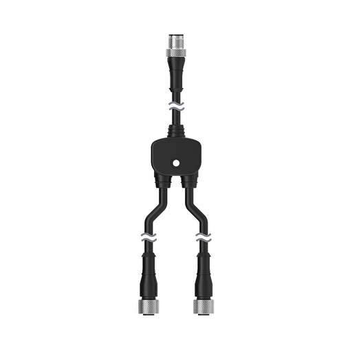 [10619] M12 Quick Disconnect Splitter Cable (CSB-M1251M1251B)