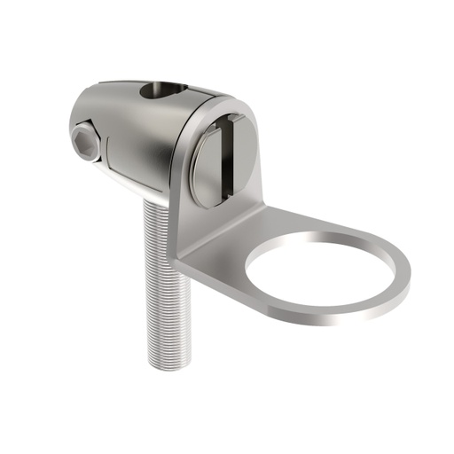 [11185] Bracket: Swivel with Tilt and Pan Movement 30mm Mounting Hole M10-1.5x50 Bolt Thread (SMB30FAM10)