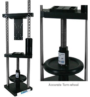 [FGS-1000H] Shimpo Hand Wheel Operated Test Stand, 1000 lb (500 kg) Capacity
