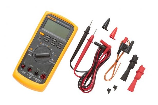[5206068] FLUKE 87V INDUSTRIAL TRUE-RMS MULTIMETER WITH TEMPERATURE 87-V