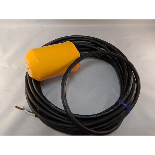 [M-YEL-20] MECHANICAL FLOAT 13AMP, SPST-NORMALLY CLOSED, NARROW ANGLE, 20' CABLE