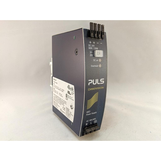 [QS3.241] PULS Power Supply, 80W, 100-240VAC 1PH, 24-28VDC, 3.4-3A
