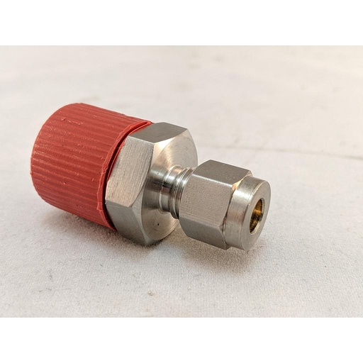 [6008-4C] T/C COMPRESSION FITTING, 1/4"TUBE X 1/2"NPT, STAINLESS STEEL COMPRESSION