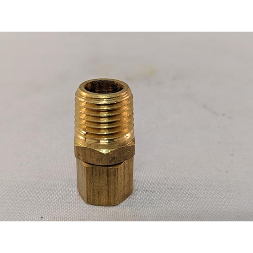 [6022-4B] T/C COMPRESSION FITTING, 1/4"TUBE X 1/4"NPT, BRASS COMPRESSION