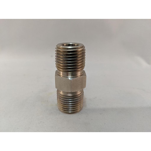 [8HN-CC-250-SL] 316SS SPRING LOADED FITTING 1/2"NPT X 1/2"NPT .250 BORE