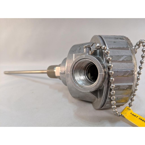 [J48U-005(1/2)-00-8HN31] TYPE J THERMOCOUPLE, 1/4"X 5 1/2", 1/2"SS THREAD WITH HEAD GROUNDED