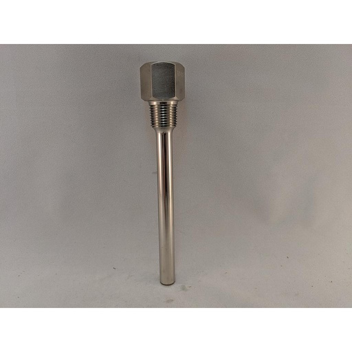 [SE1002-304SS-1/2-1/2-0.260-5-0.5] THERMOWELL 304SS-1/2X1/2, .260 bore, Insertion 5" FOR 6-3/4" Stem