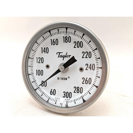 [BB3104E011] BI-METAL THERM 3"BACK CONNECTED 50/300F 4"STEM 1/2"NPT