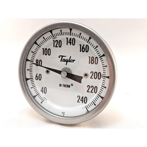 [BB3106E008] BI-METAL THERM 3"BACK CONNECTED 30/240F 6"STEM 1/2"NPT