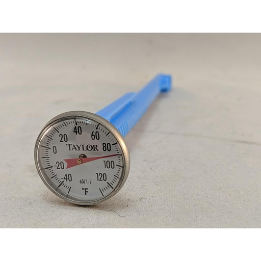 [6071J] BI-METAL THERMOMETER 1"DIAL 5"STEM -40/120F 1% ACCURACY