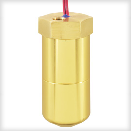 [160405] LS-159000 LEVEL SWITCH SPST, ALUMINUM HOUSING, BRASS STEM, 1/4"NPTF INLET, 1/8"NPT OUTLET