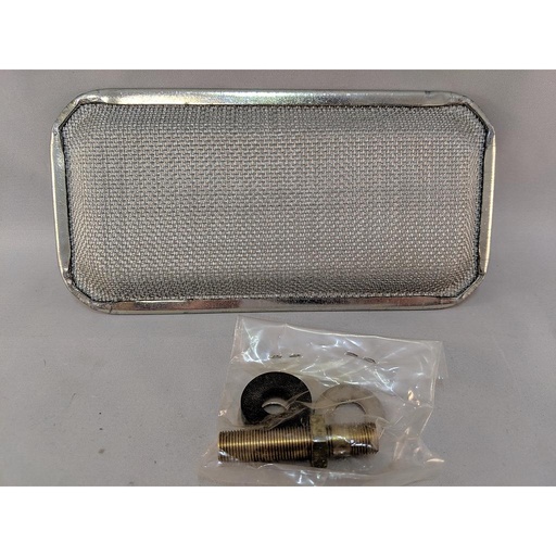 [LBF900001] BIN-FLO Aerator L-FG, 3-3/4 in x 7-1/2 in Internal Mount, Fiberglass Diffuser, Galvanized Steel - 16 Mesh Support, Zinc Plated Steel Body