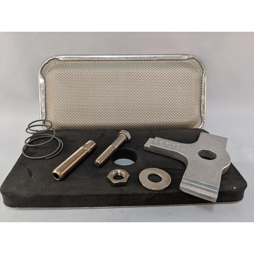 [LBF900006] BIN-FLO Aerator L-SS, 3-3/4 in x 7-1/2 in External Mount, Cotton (Canvas) Diffuser, 316 Stainless Steel Mesh Support, Stainless Steel Body